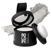 BOLDIFY Hairline Powder - Root Touch Up & Hair Loss Cover Up, Instant Gray Coverage 48-Hour Stain-Proof Hair Color Powder for Women & Men, Hair Fibers and Hair Topper Alternative (White)